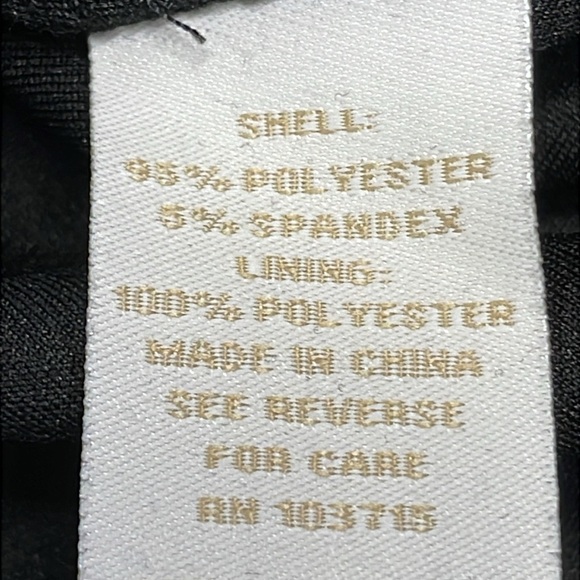 NWT Hope & Harlow Black Sheath Dress Shoulder Criss Cross Strappy Detail 12 - Picture 15 of 16